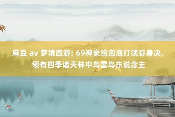 麻豆 av 梦境西游: 69神豪给泡泡打须弥兽决， 领有四季诸天林中鸟雷鸟东说念主