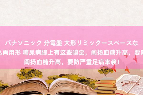 パナソニック 分電盤 大形リミッタースペースなし 露出・半埋込両用形 糖尿病脚上有这些嗅觉，阐扬血糖升高，要防严重足病来袭！