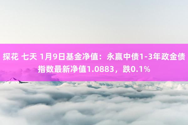 探花 七天 1月9日基金净值：永赢中债1-3年政金债指数最新净值1.0883，跌0.1%
