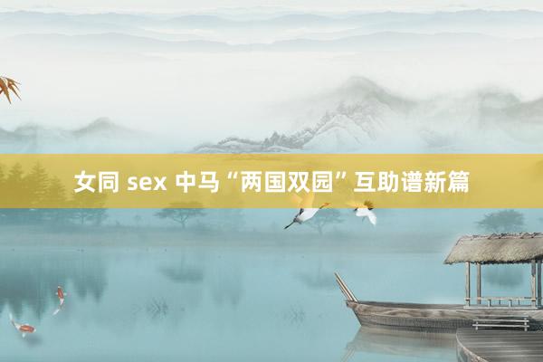 女同 sex 中马“两国双园”互助谱新篇