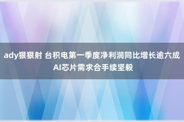 ady狠狠射 台积电第一季度净利润同比增长逾六成 AI芯片需求合手续坚毅